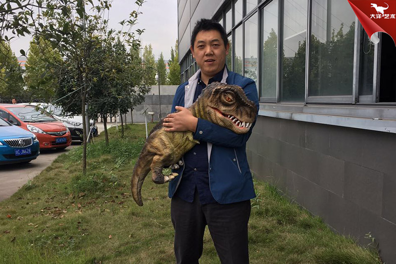 恐龍手偶，抱在手里的恐龍