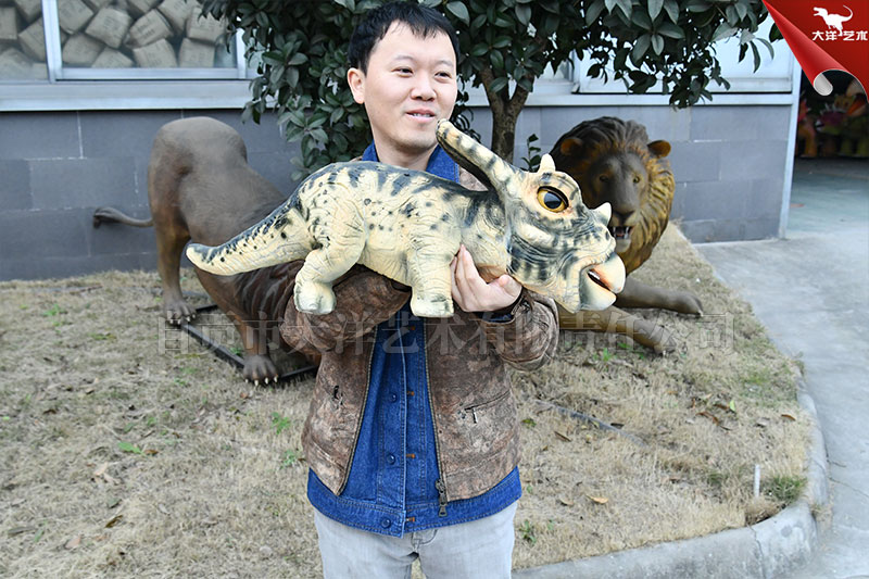 恐龍手偶，仿真小恐龍手偶